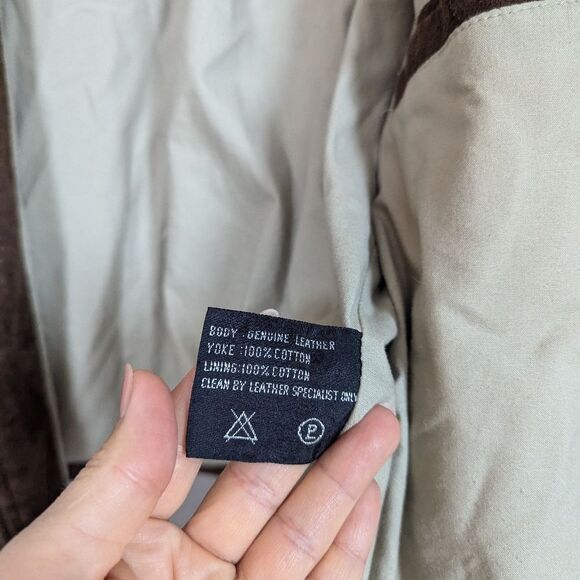 Vintage Chevignon Suede & Denim Jacket XXL – Embroidered Logo, Rare 80s/90s - Picture 9 of 15